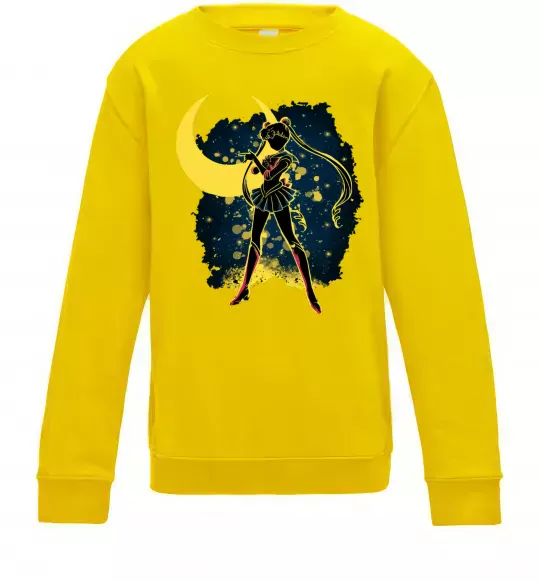 Детский Свитшот Sailor Moon splash Солнечно желтый фото