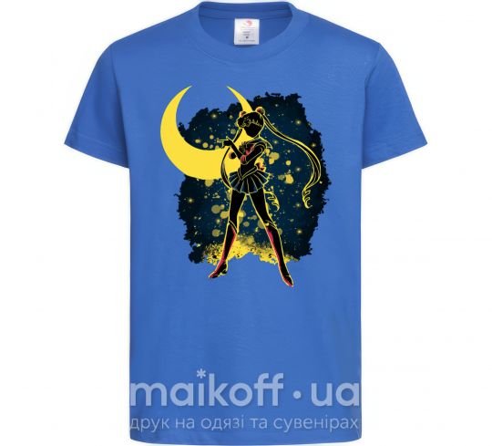 Дитяча футболка Sailor Moon splash Яскраво-синій фото