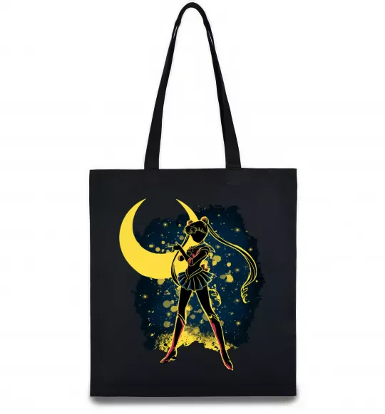 Еко-сумка Sailor Moon splash Чорний фото