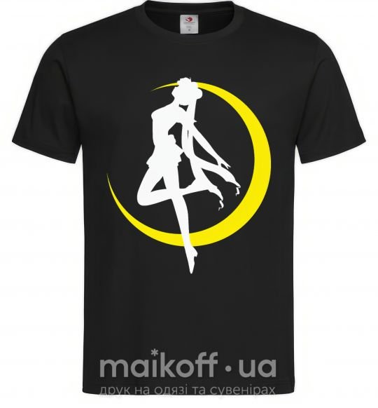 Чоловіча футболка Moon Sailor Чорний фото