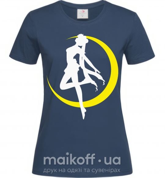 Жіноча футболка Moon Sailor Темно-синій фото