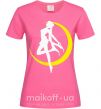Жіноча футболка Moon Sailor Яскраво-рожевий фото