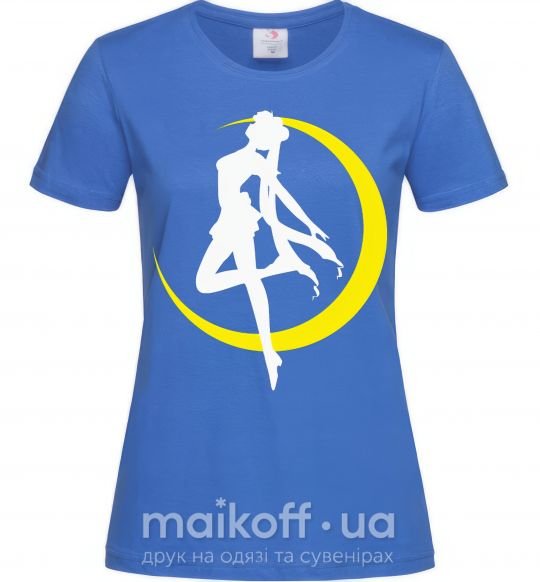 Женская футболка Moon Sailor Ярко-синий фото