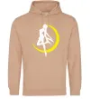 Чоловіча толстовка (худі) Moon Sailor Пісочний фото