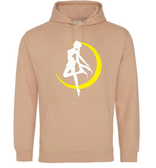 Жіноча толстовка (худі) Moon Sailor Пісочний фото