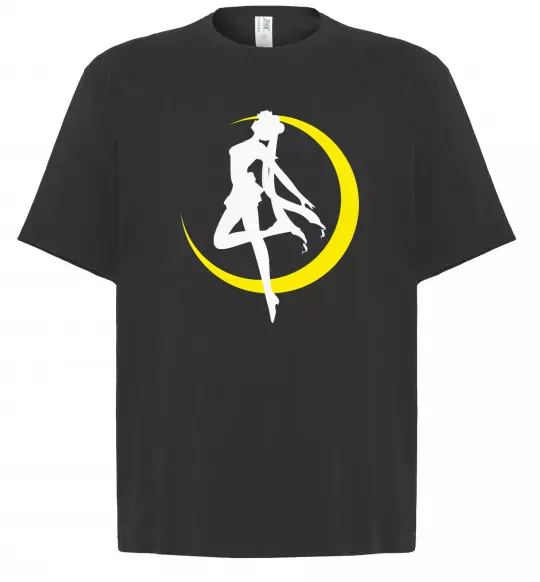 Футболка Оверсайз Moon Sailor Чорний фото