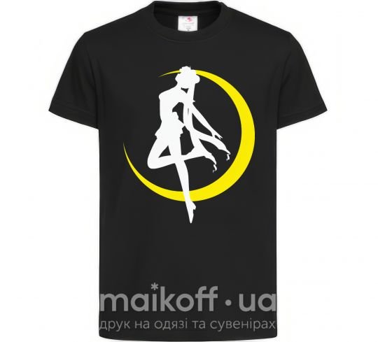 Дитяча футболка Moon Sailor Чорний фото