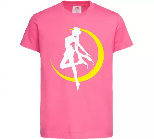 Дитяча футболка Moon Sailor Яскраво-рожевий фото