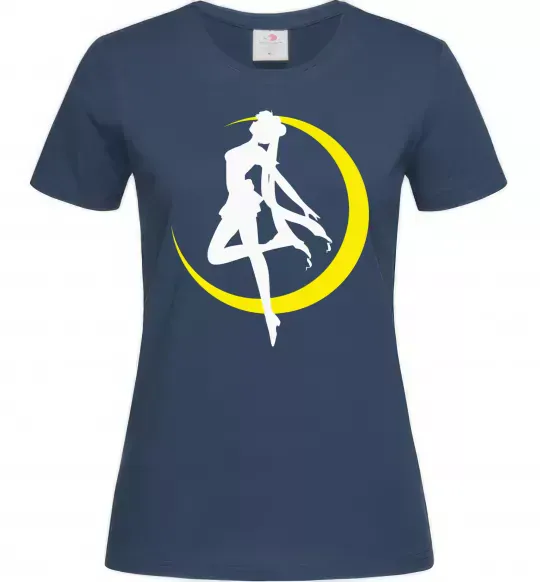 Женская футболка Moon Sailor Темно-синий фото