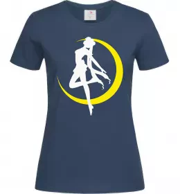 Женская футболка Moon Sailor Темно-синий фото