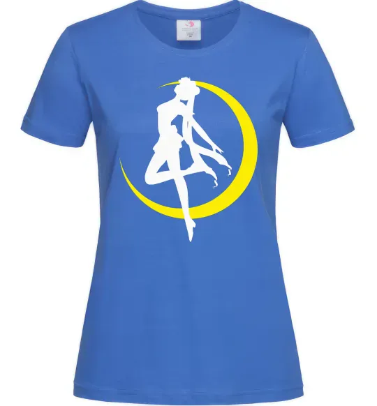 Женская футболка Moon Sailor Ярко-синий фото