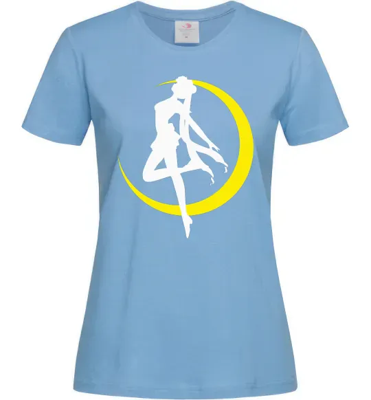 Женская футболка Moon Sailor Голубой фото