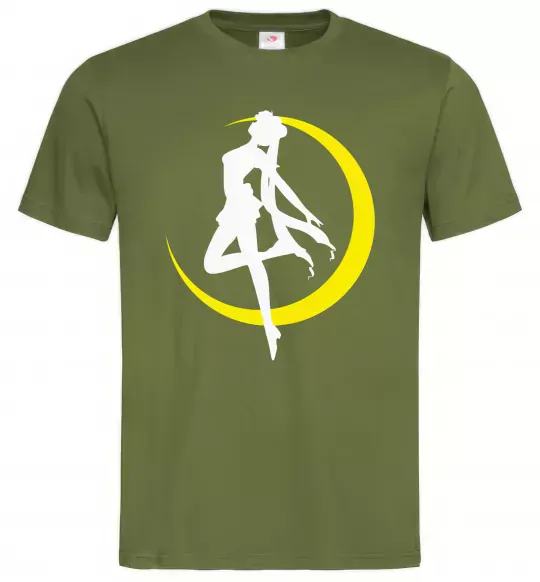 Чоловіча футболка Moon Sailor Оливковий фото