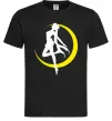 Чоловіча футболка Moon Sailor Чорний фото