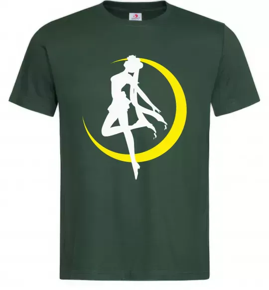 Чоловіча футболка Moon Sailor Темно-зелений фото