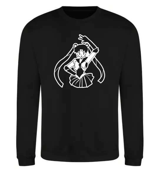 Свитшот Sailor Moon black Черный фото