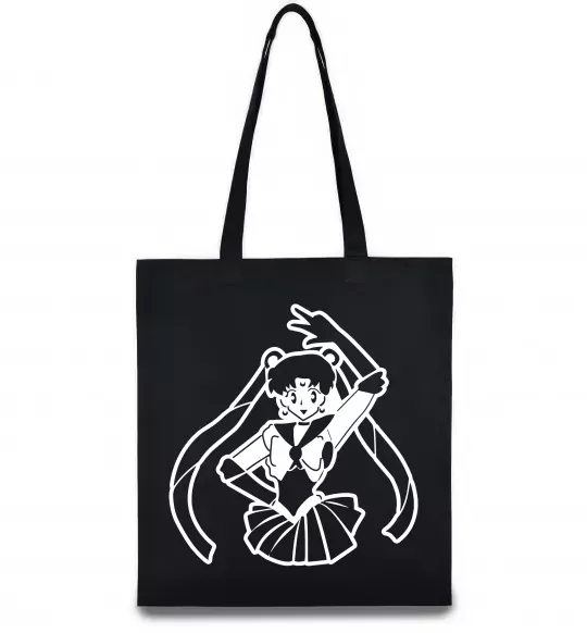 Эко-сумка Sailor Moon black Черный фото