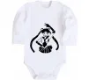 Дитячий бодік Sailor Moon black Білий фото