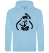Чоловіча толстовка (худі) Sailor Moon black Блакитний фото