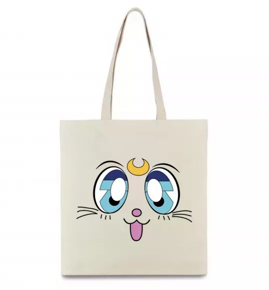 Еко-сумка Cat Moon Бежевий фото