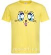 Чоловіча футболка Cat Moon Лимонний фото