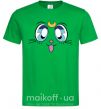 Мужская футболка Cat Moon Зеленый фото
