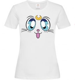 Женская футболка Cat Moon Женская футболка Cat Moon