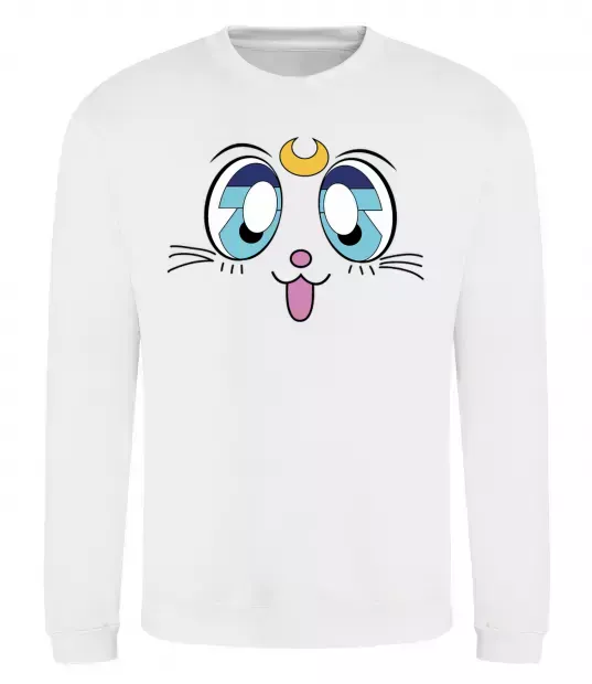 Свитшот Cat Moon Белый фото