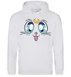 Мужская толстовка (худи) Cat Moon Серый меланж фото