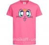 Дитяча футболка Cat Moon Яскраво-рожевий фото