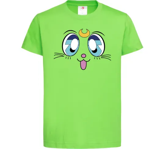 Детская футболка Cat Moon Лаймовый фото