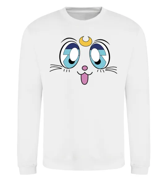Світшот Cat Moon Білий фото