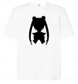 Футболка Оверсайз Sailor moon бант Белый фото Футболка Оверсайз Sailor moon бант Белый фото