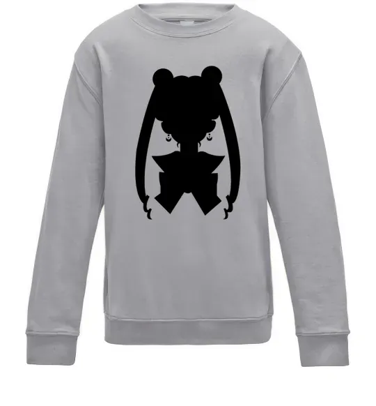 Дитячий світшот Sailor Moon shadow Сірий меланж фото