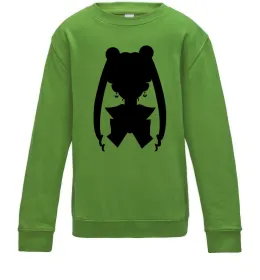 Детский Свитшот Sailor Moon shadow Лаймовый фото