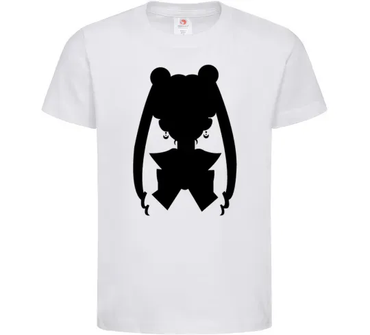 Детская футболка Sailor Moon shadow Белый фото
