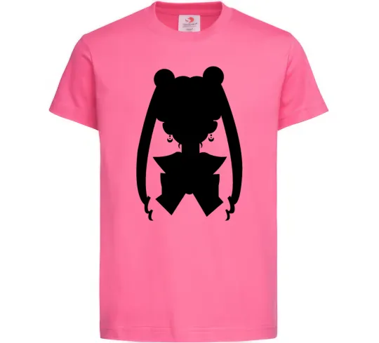 Детская футболка Sailor Moon shadow Ярко-розовый фото