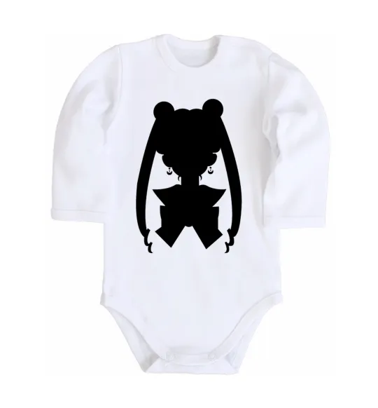 Детский боди Sailor Moon shadow Белый фото