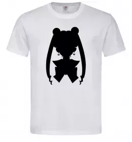 Мужская футболка Sailor Moon shadow Белый фото