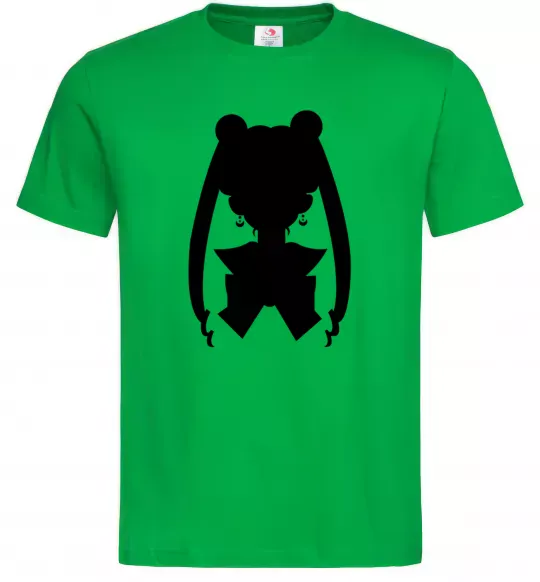 Мужская футболка Sailor Moon shadow Зеленый фото