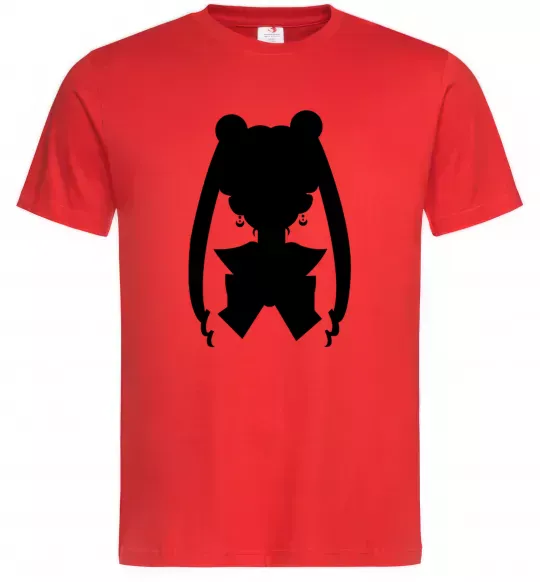 Мужская футболка Sailor Moon shadow Красный фото