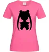 Женская футболка Sailor Moon shadow Ярко-розовый Женская футболка Sailor Moon shadow Ярко-розовый фото