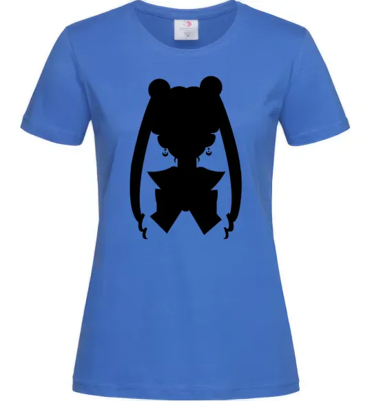 Женская футболка Sailor Moon shadow Ярко-синий фото