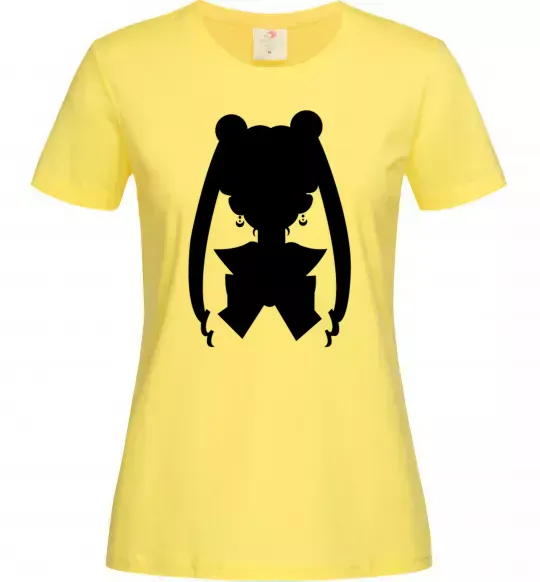 Женская футболка Sailor Moon shadow Лимонный фото