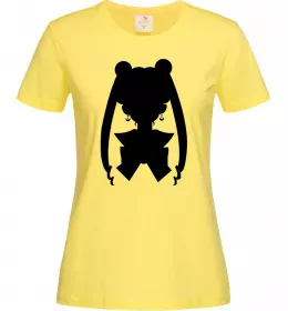 Женская футболка Sailor Moon shadow Лимонный фото