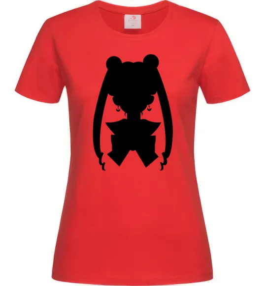 Женская футболка Sailor Moon shadow Красный фото