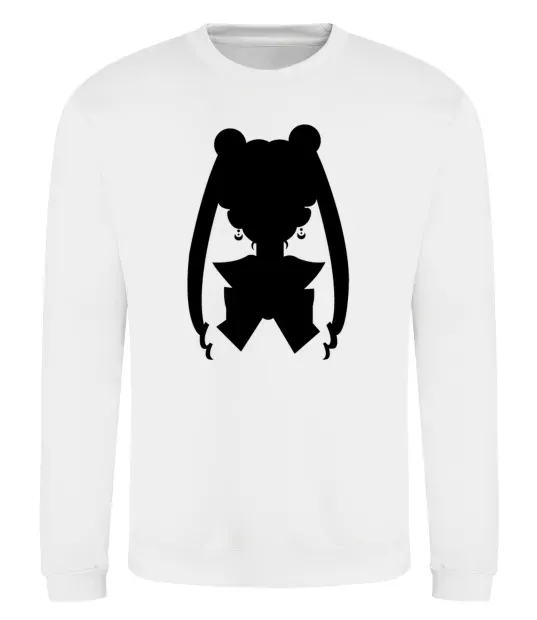 Світшот Sailor Moon shadow Білий фото