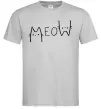 Мужская футболка Meow Серый фото
