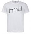 Чоловіча футболка Meow Білий фото