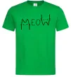 Мужская футболка Meow Зеленый фото